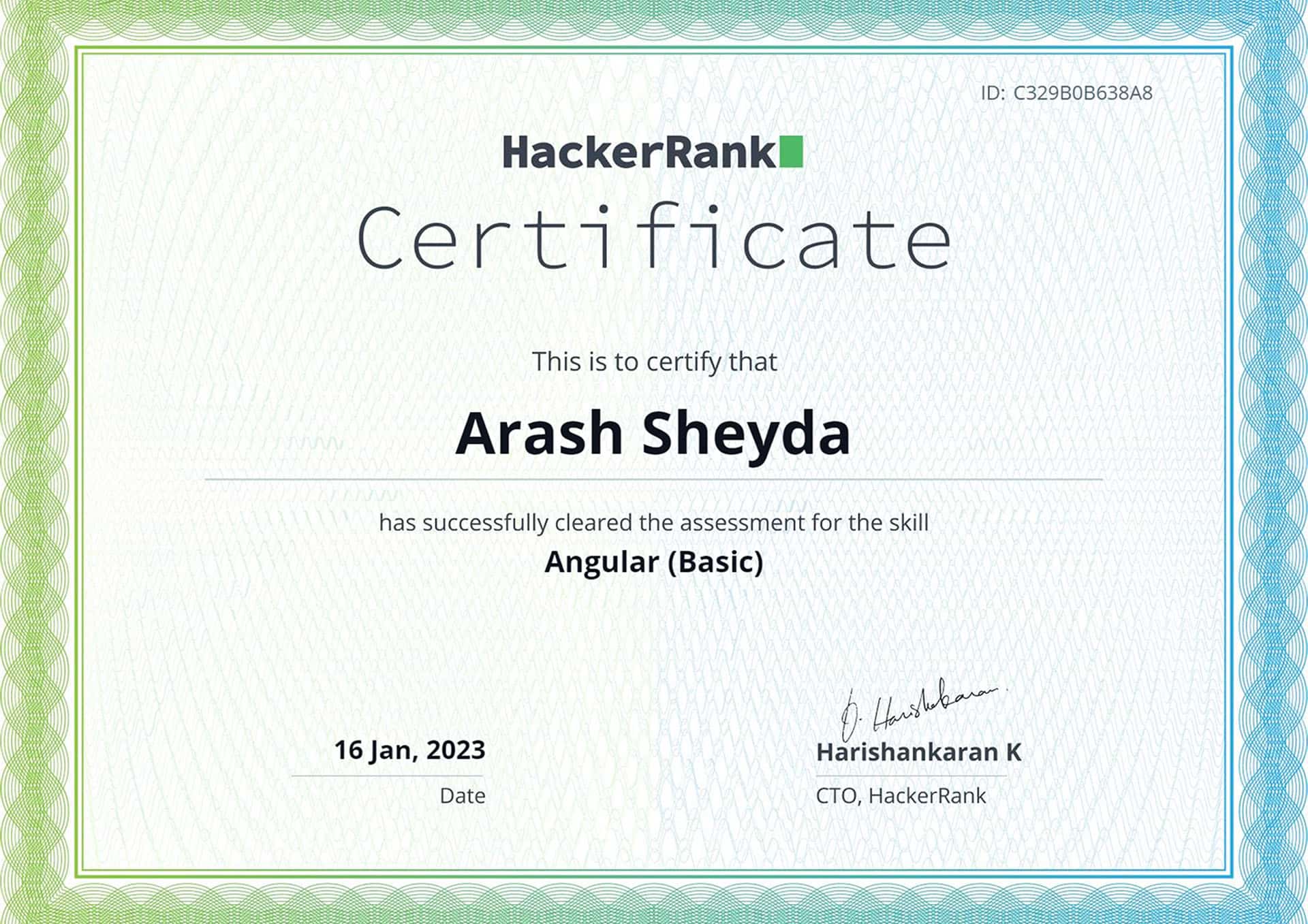 HackerRank - Angular